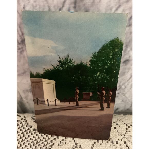 Vintage Picture Postcard Tomb Of The Unknown Soldiers Washington DC. - Picture 1 of 6